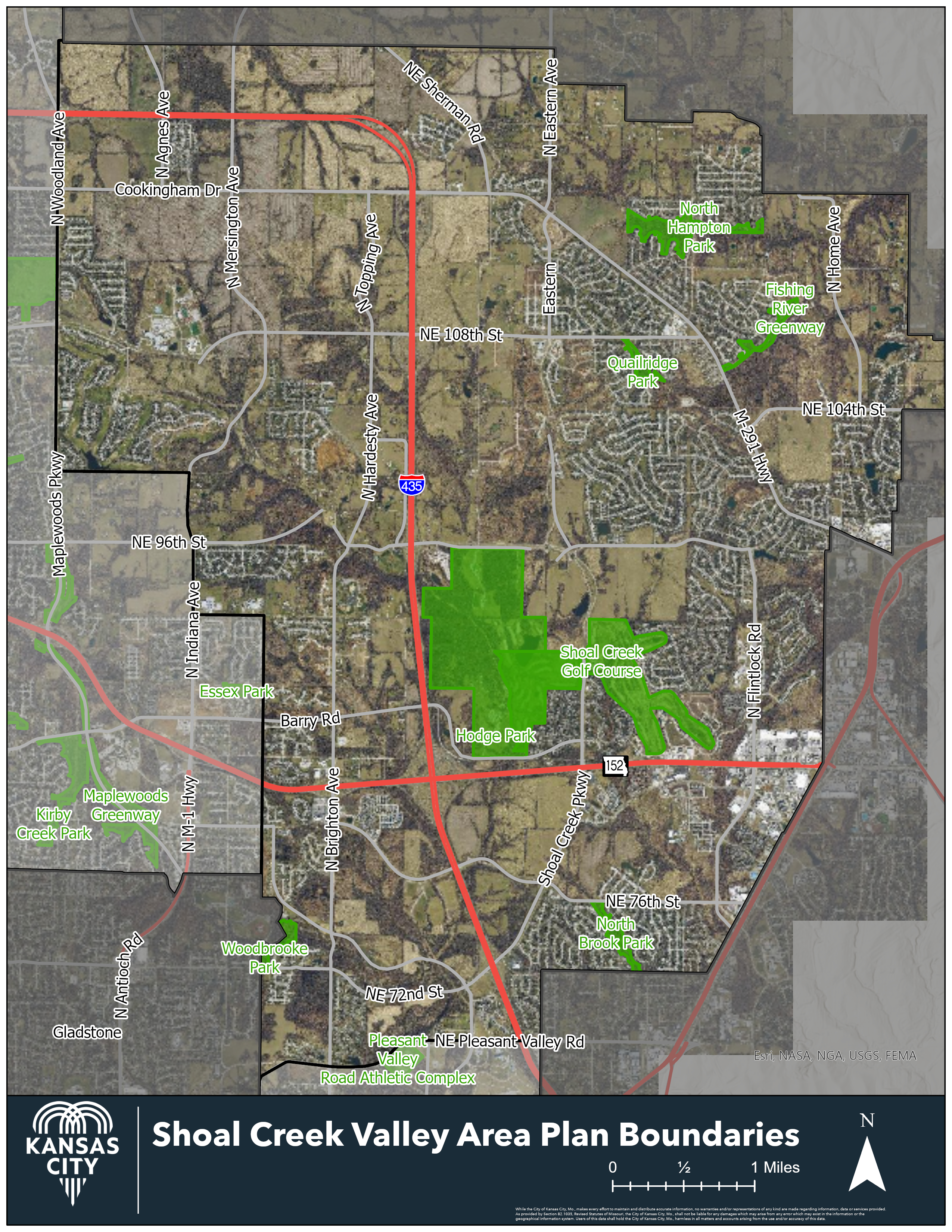 Shoal Creek Valley Area Plan Boundaries