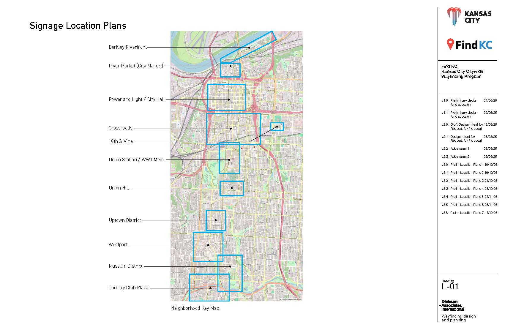 Citywide Wayfinding Proposed Locations